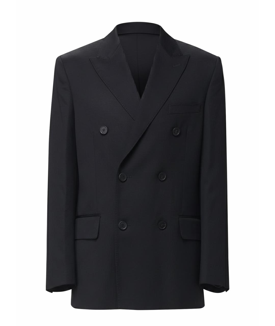 GOLDEN GOOSE DELUXE BRAND Черный шерстяной пиджак, фото 1