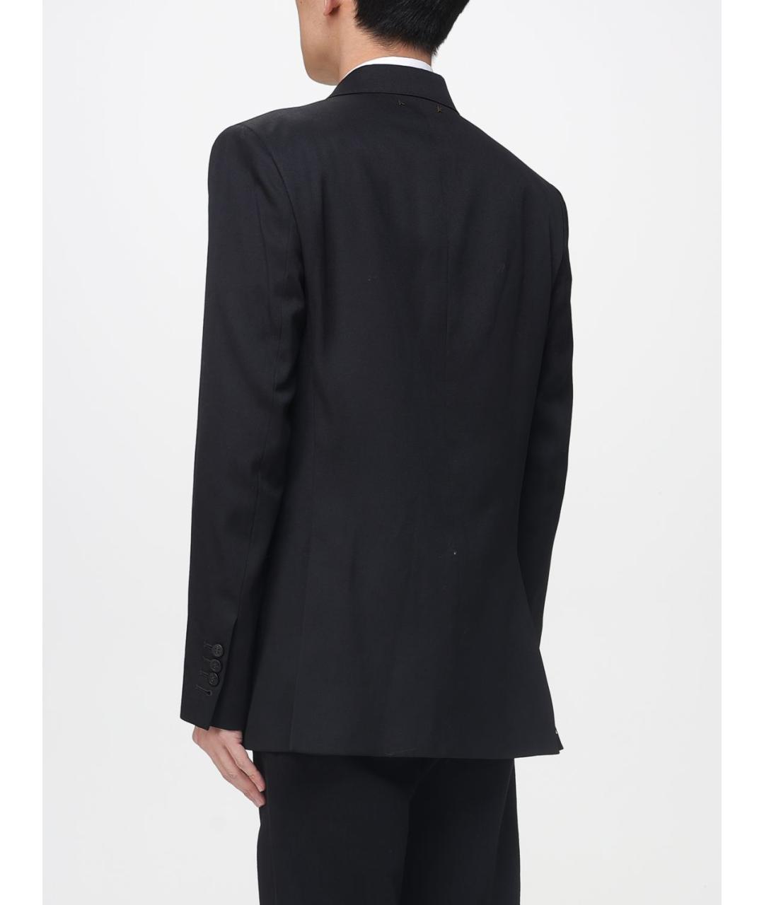 GOLDEN GOOSE DELUXE BRAND Черный шерстяной пиджак, фото 3