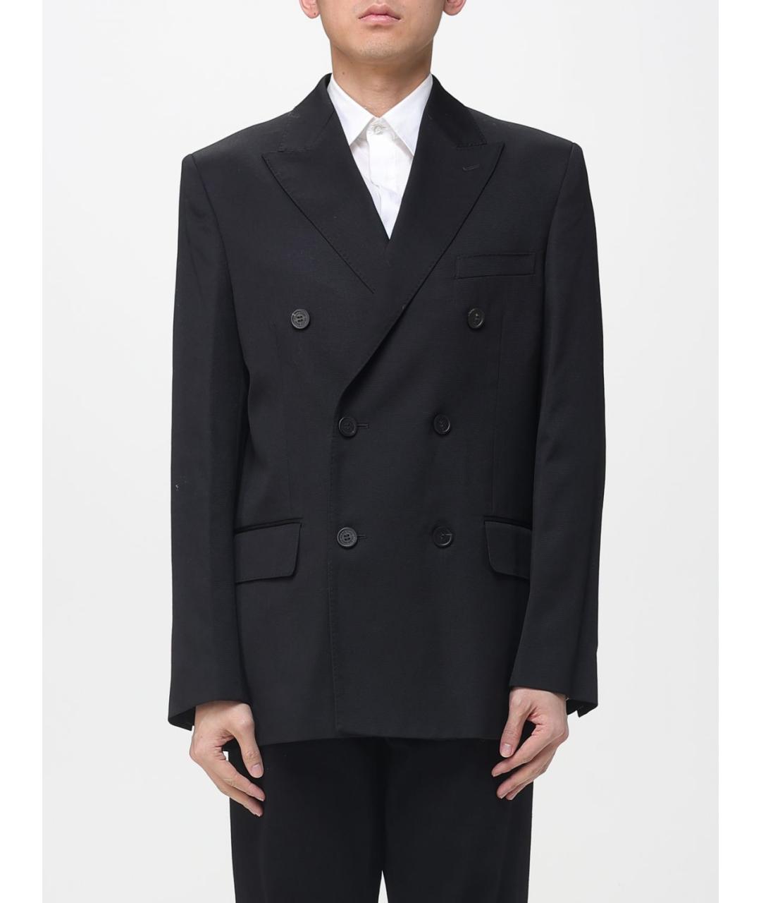 GOLDEN GOOSE DELUXE BRAND Черный шерстяной пиджак, фото 6