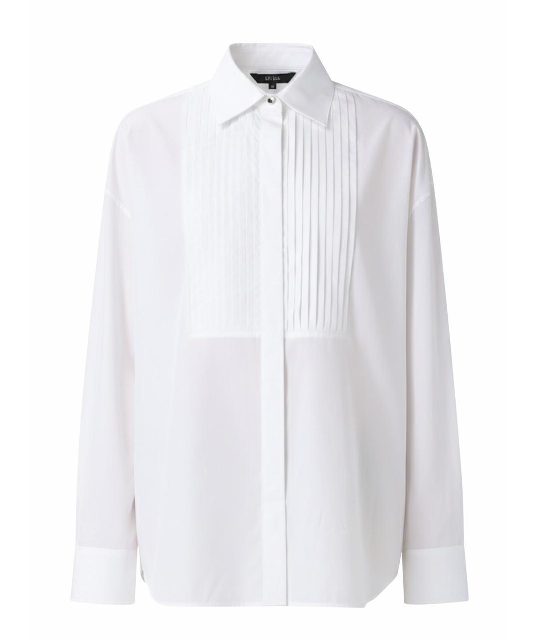 GOLDEN GOOSE DELUXE BRAND Белая хлопковая рубашка, фото 1