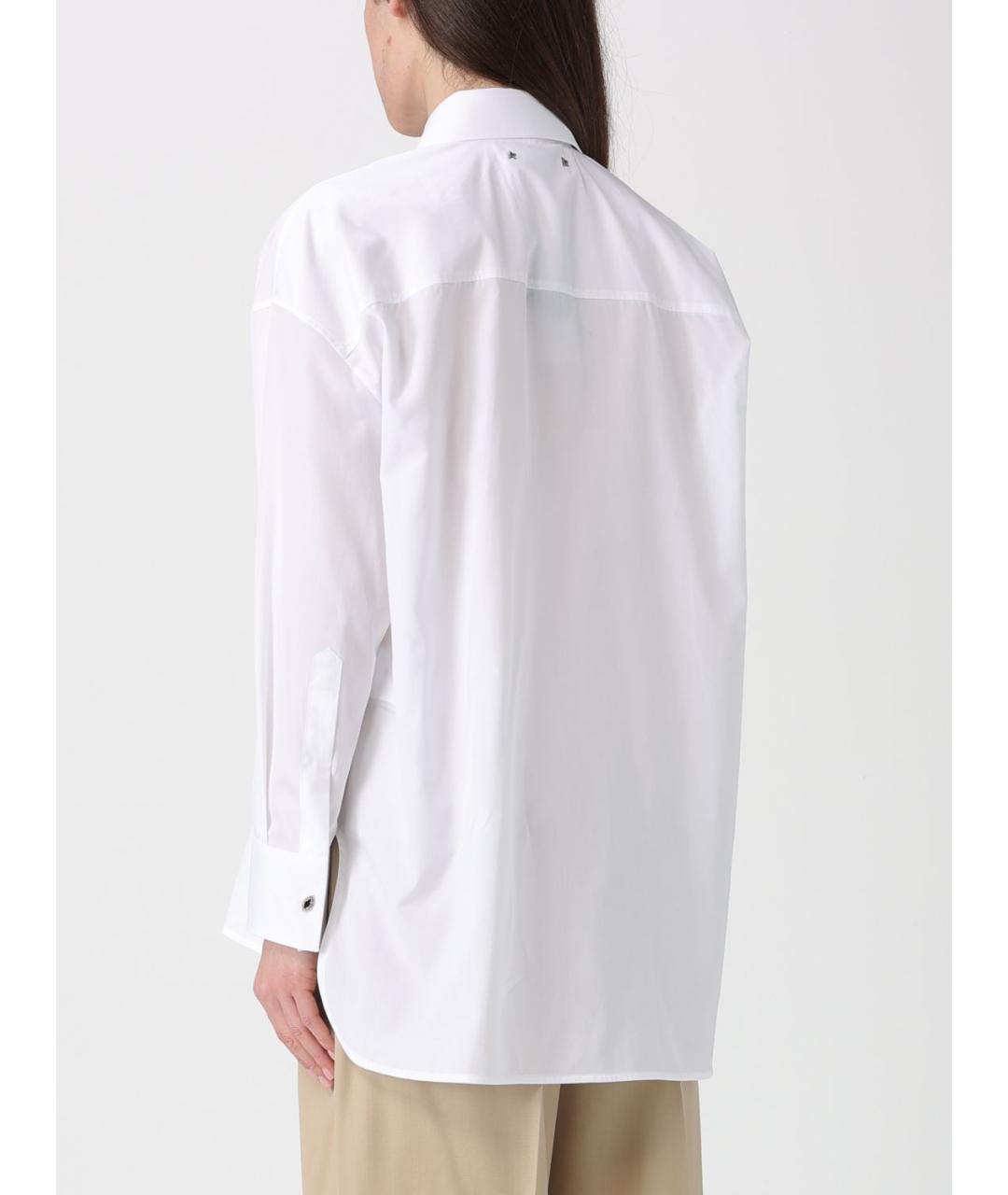 GOLDEN GOOSE DELUXE BRAND Белая хлопковая рубашка, фото 3