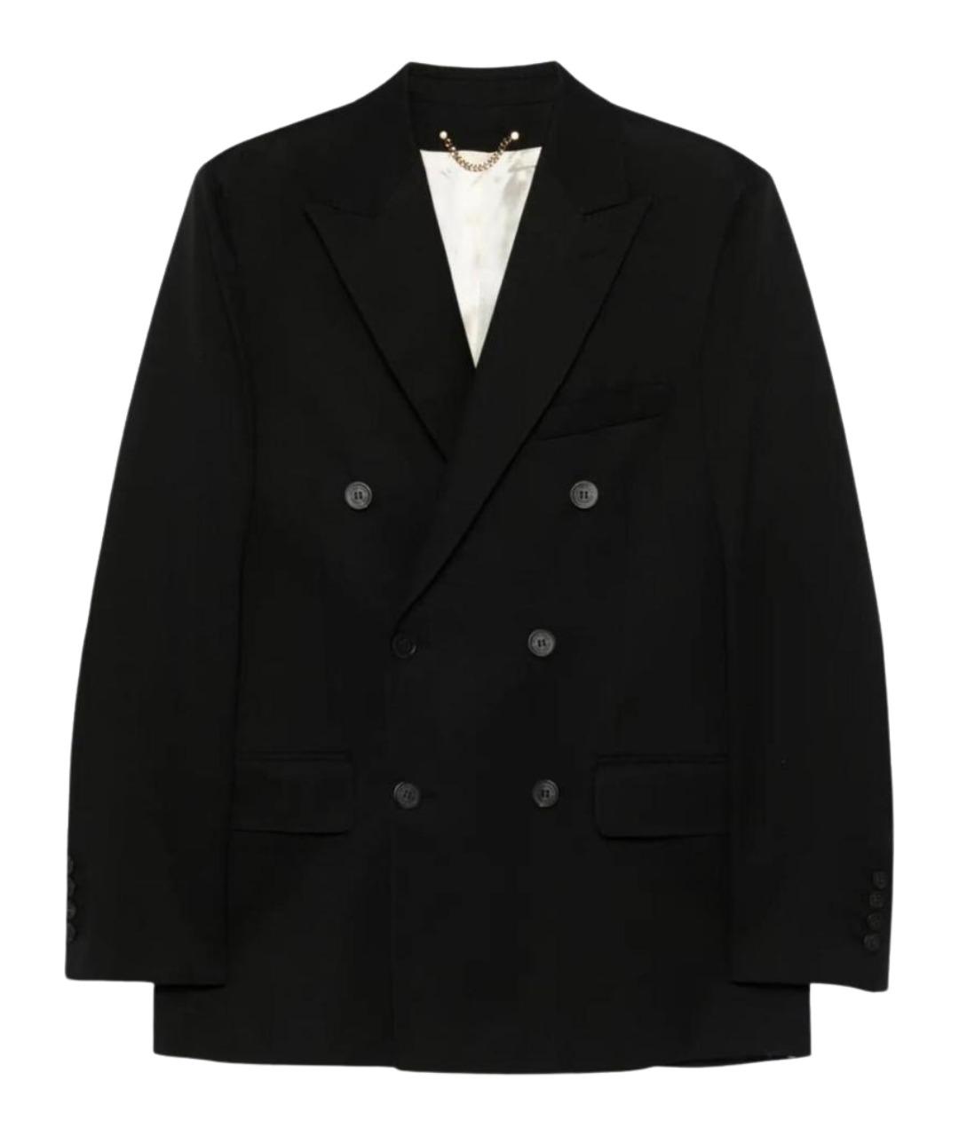GOLDEN GOOSE DELUXE BRAND Черный шерстяной пиджак, фото 1