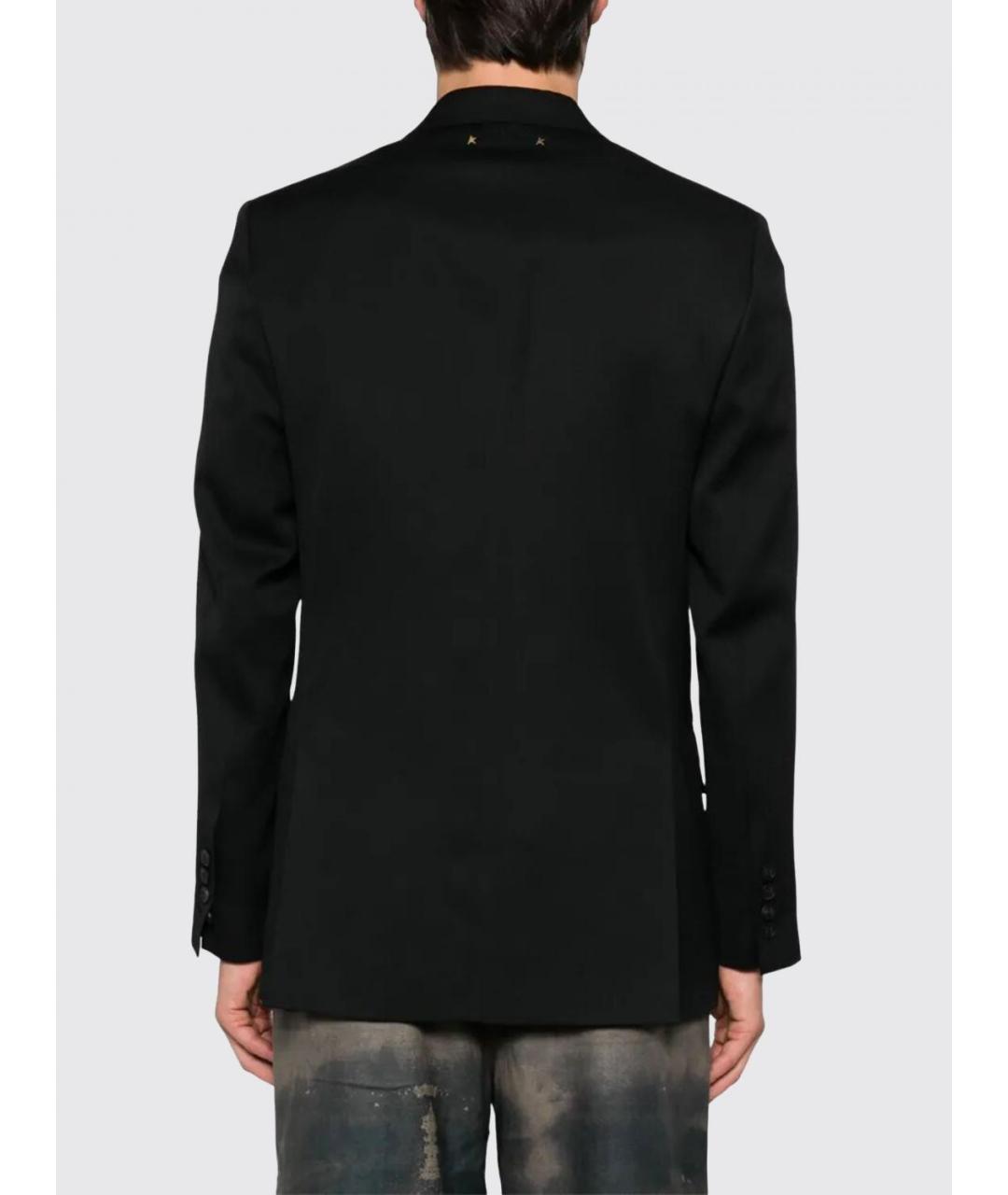 GOLDEN GOOSE DELUXE BRAND Черный шерстяной пиджак, фото 3
