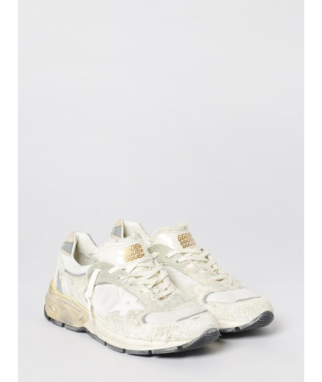 GOLDEN GOOSE DELUXE BRAND Белые кожаные кроссовки, фото 2