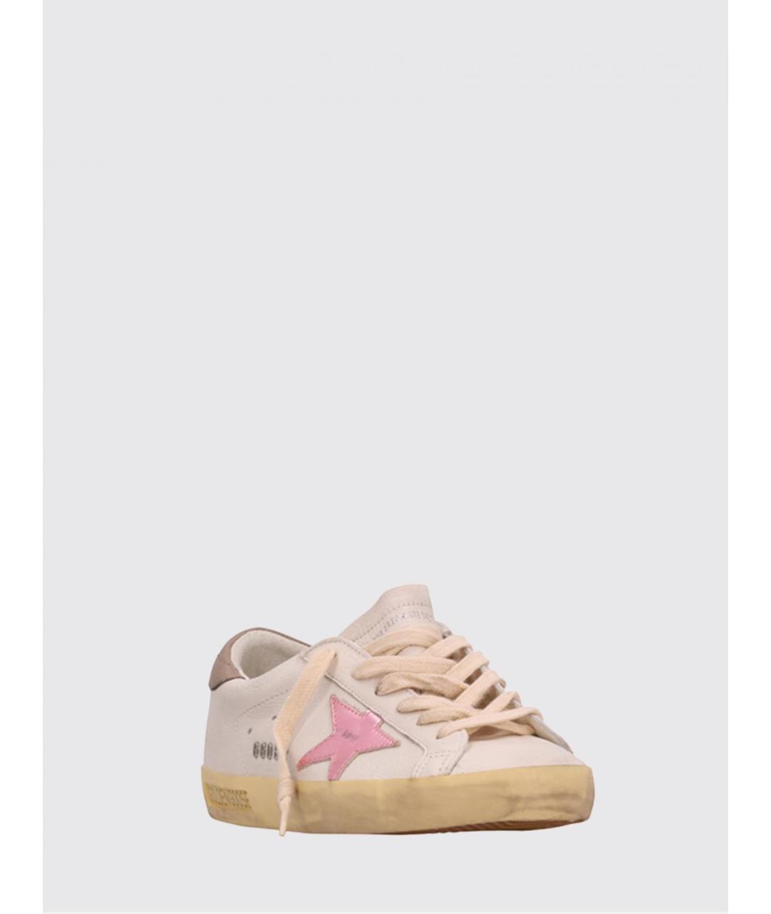 GOLDEN GOOSE DELUXE BRAND Белые кожаные кеды, фото 2