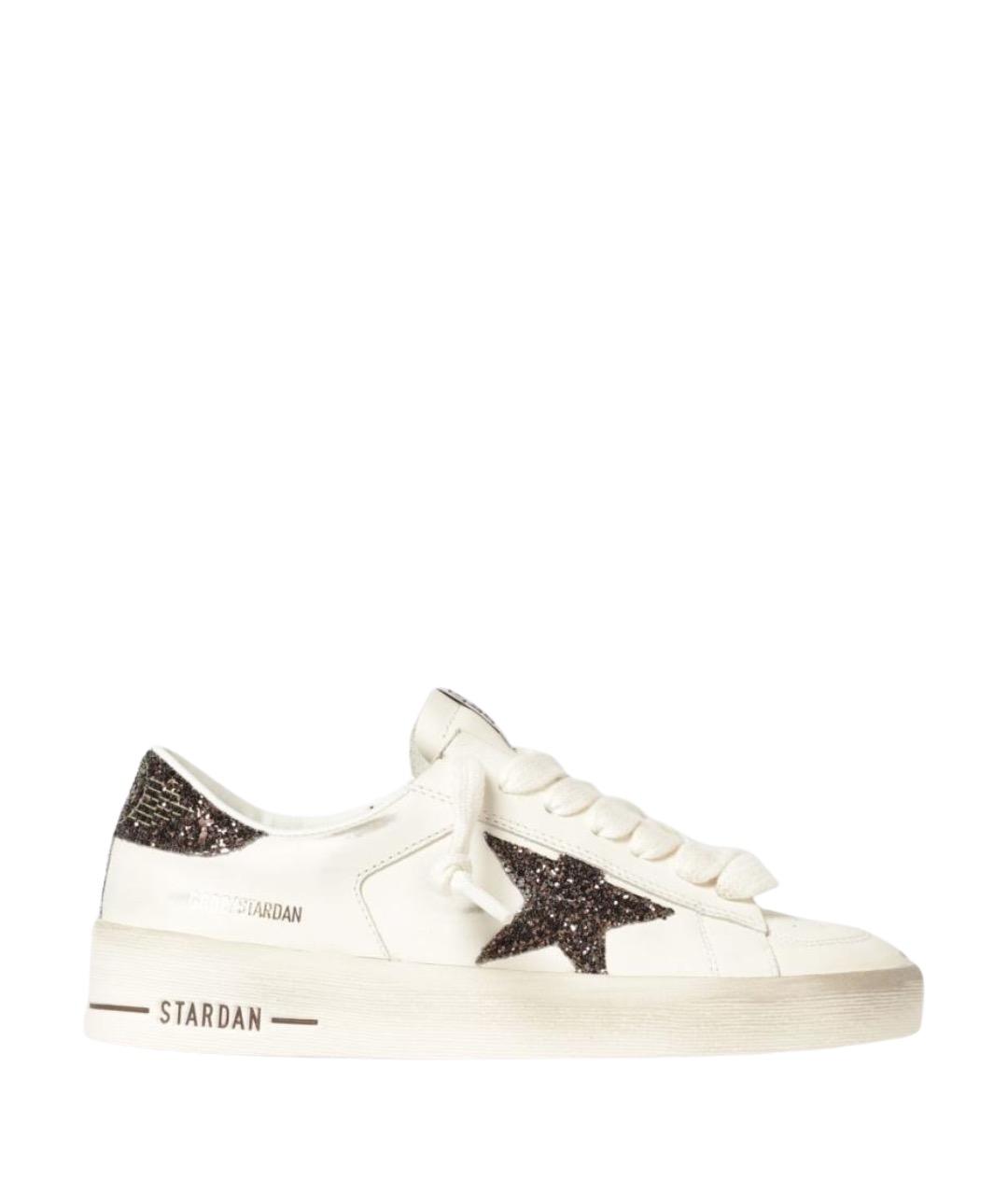 GOLDEN GOOSE DELUXE BRAND Белые кожаные кеды, фото 1