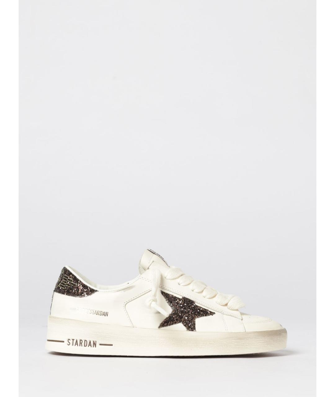 GOLDEN GOOSE DELUXE BRAND Белые кожаные кеды, фото 4