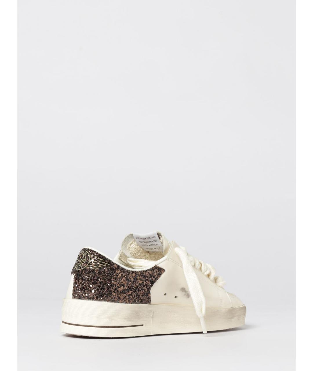 GOLDEN GOOSE DELUXE BRAND Белые кожаные кеды, фото 3