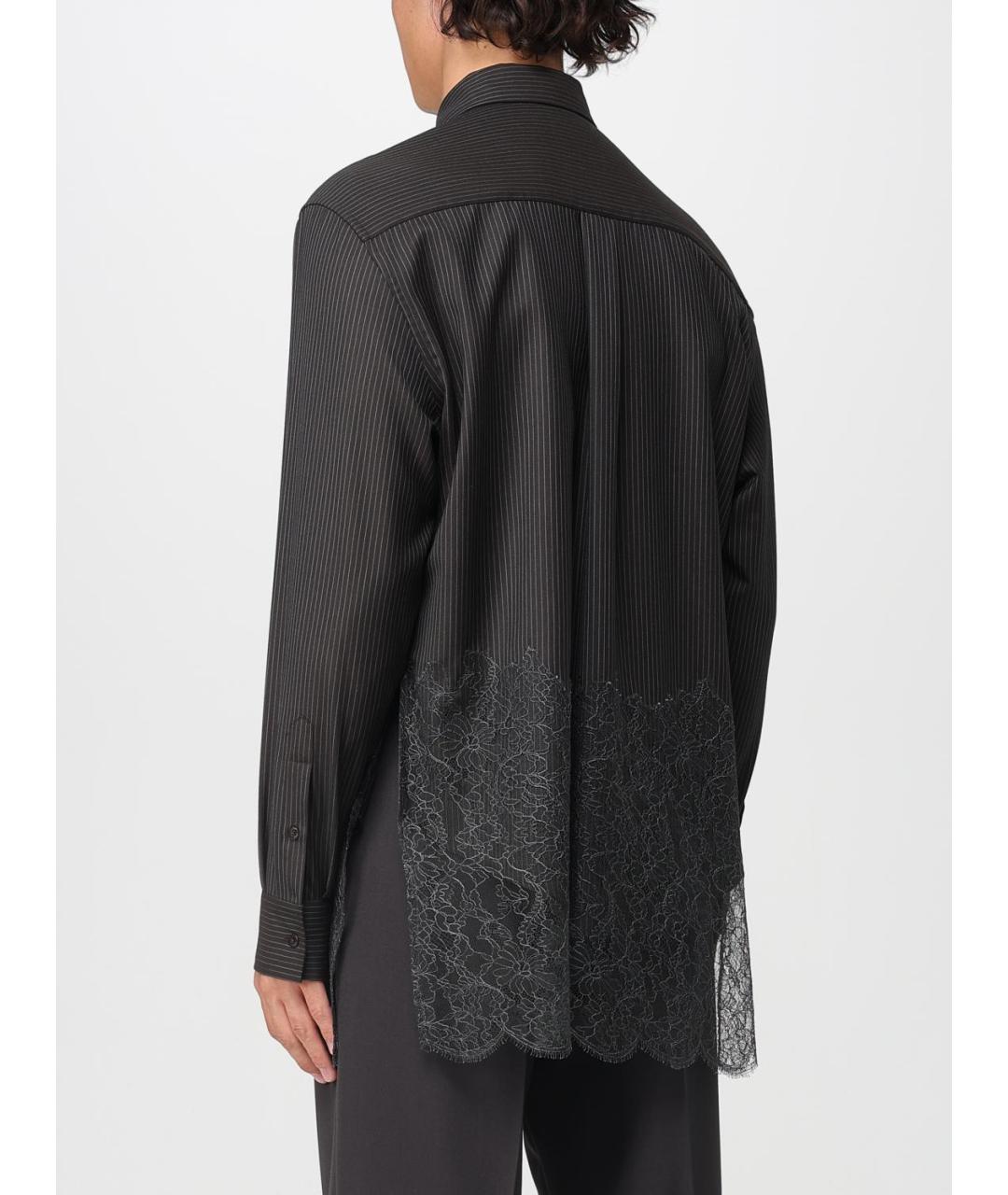 FENDI Коричневая шерстяная кэжуал рубашка, фото 3