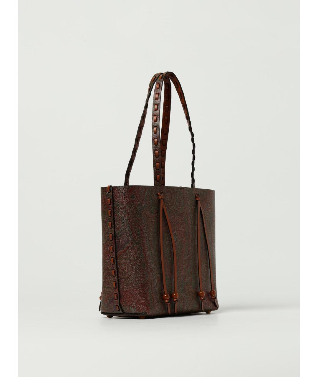 ETRO Коричневая хлопковая сумка тоут, фото 3