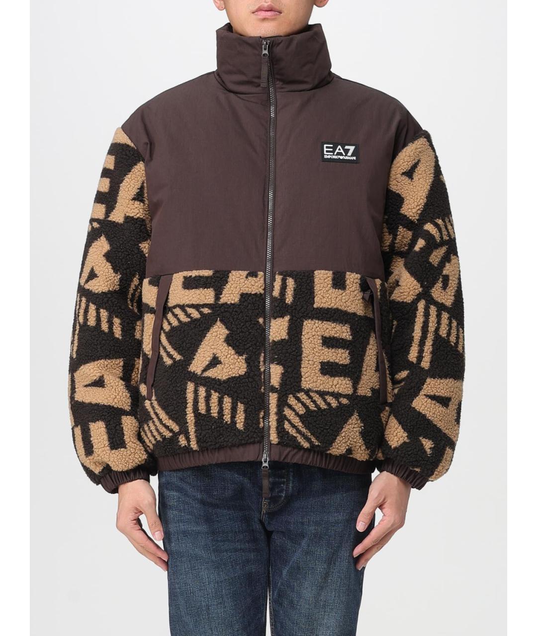 EA7 Коричневая куртка, фото 2