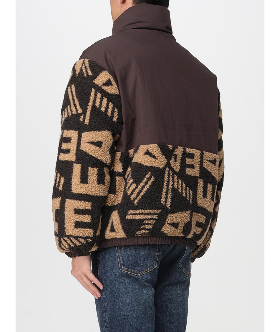 EA7 Коричневая куртка, фото 3