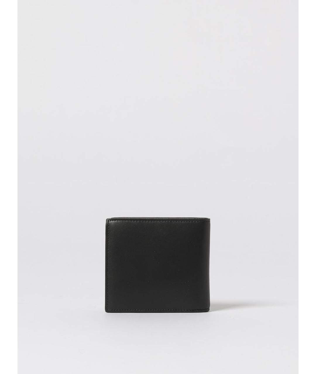 ALEXANDER MCQUEEN Черный кожаный кошелек, фото 3