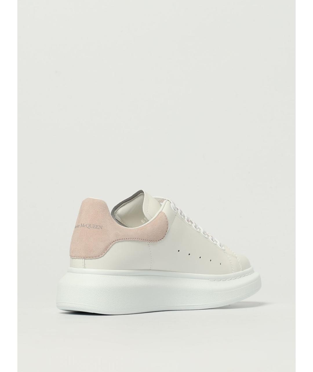 ALEXANDER MCQUEEN Белые кожаные кеды, фото 3