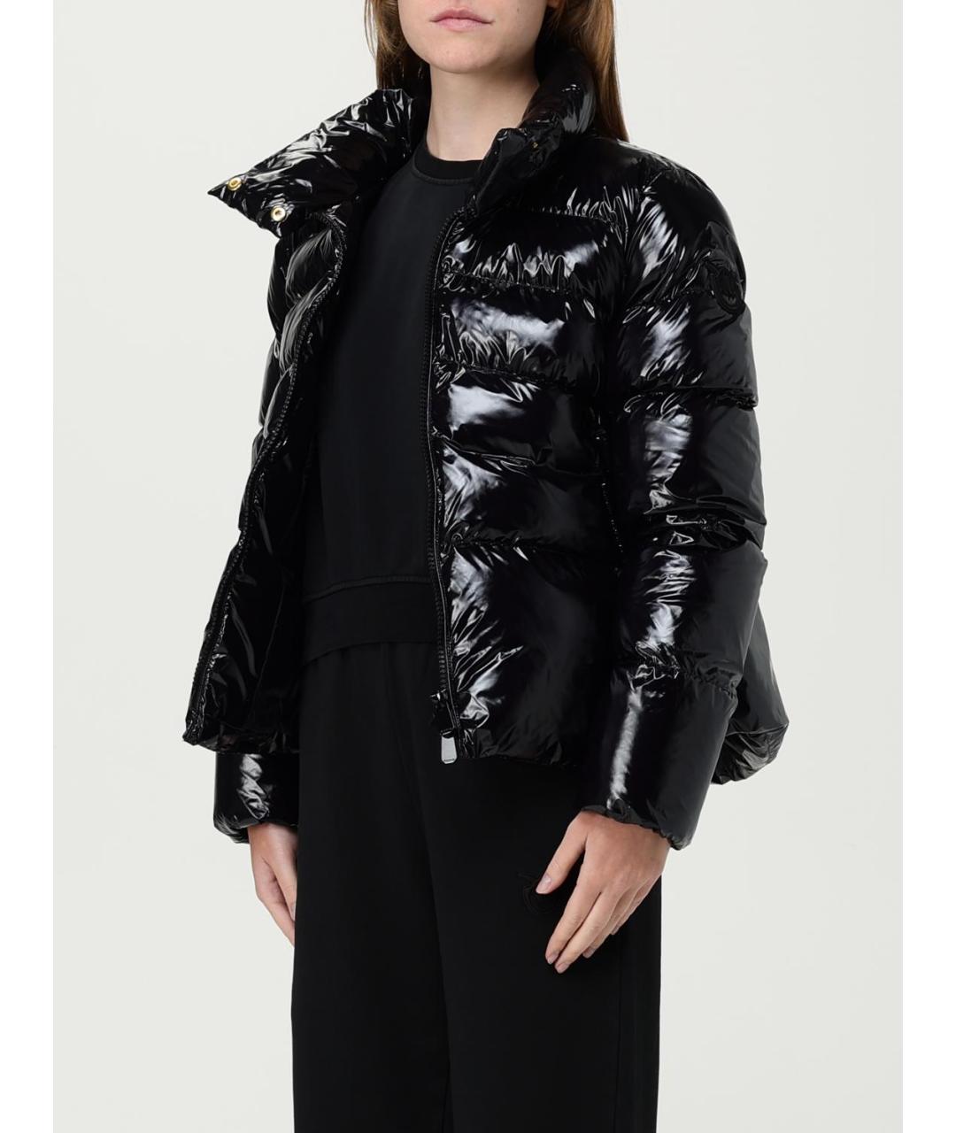PINKO Черный полиамидовый пуховик, фото 4