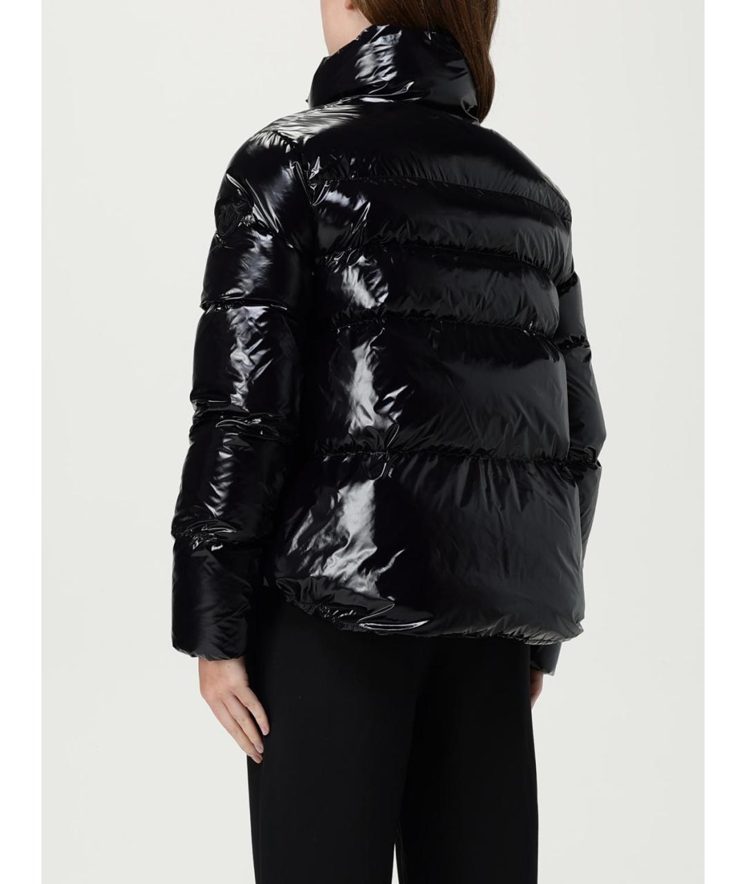 PINKO Черный полиамидовый пуховик, фото 3