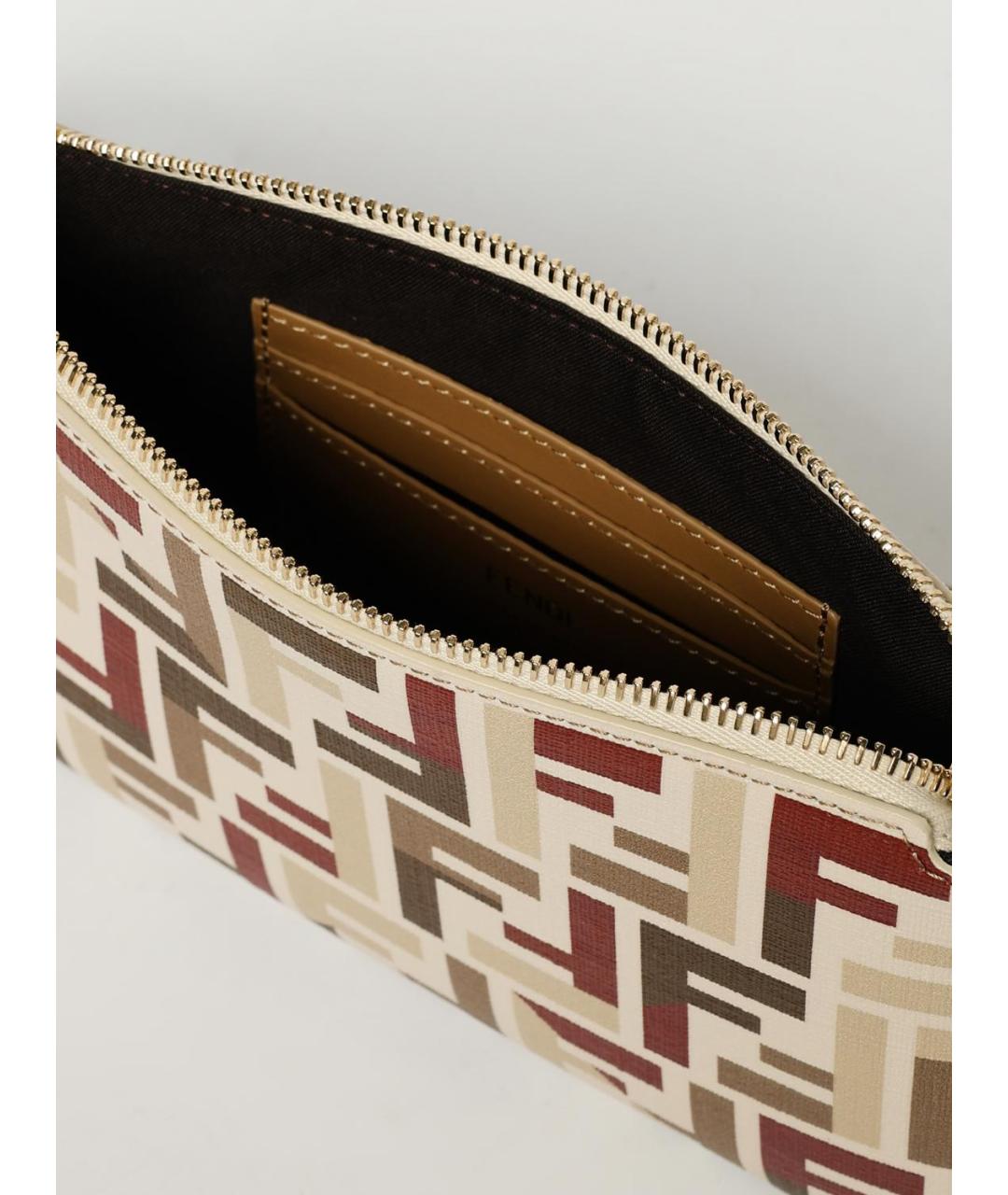 FENDI Бежевая сумка через плечо, фото 5