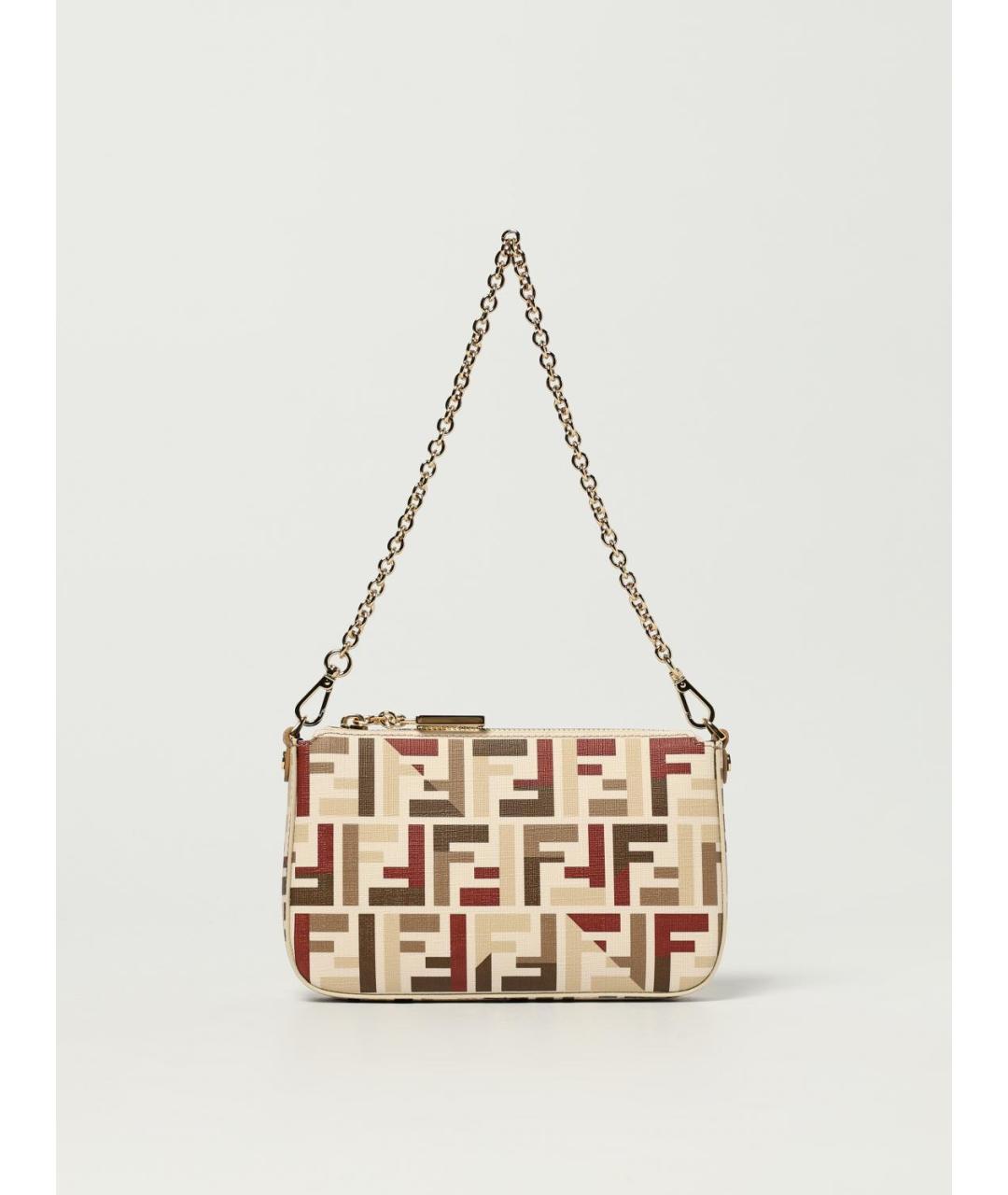 FENDI Бежевая сумка через плечо, фото 6
