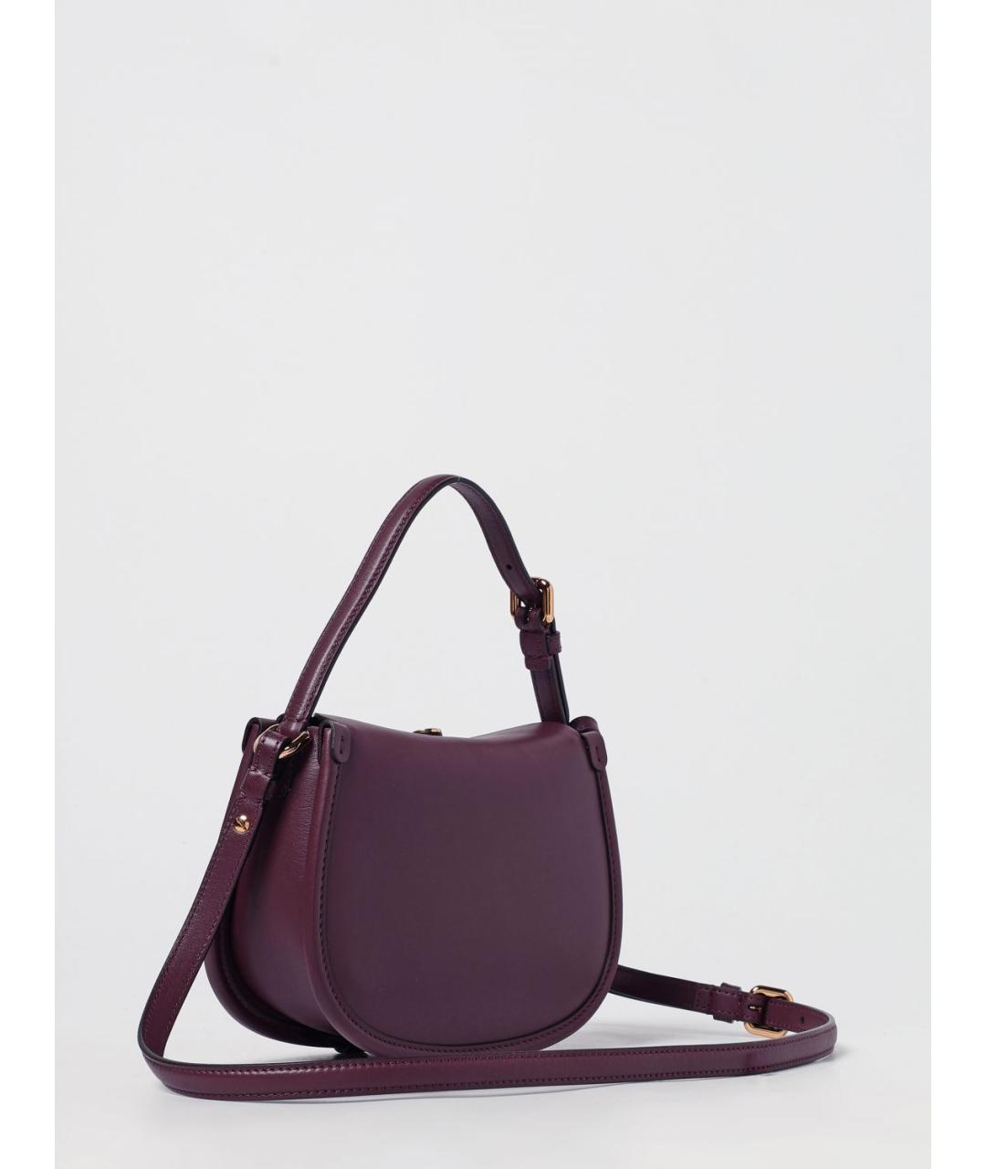 ETRO Бордовая кожаная сумка через плечо, фото 3