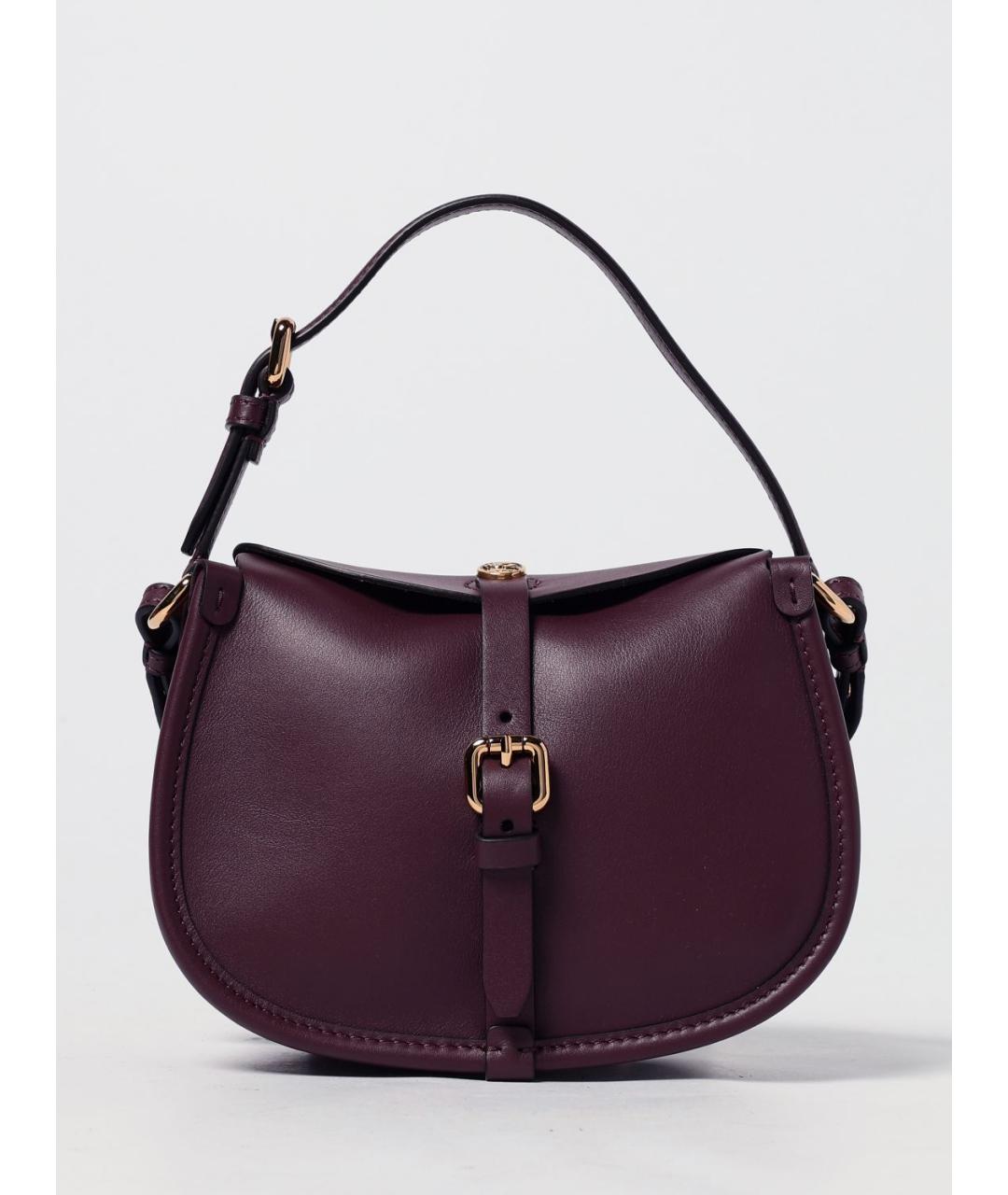 ETRO Бордовая кожаная сумка через плечо, фото 6