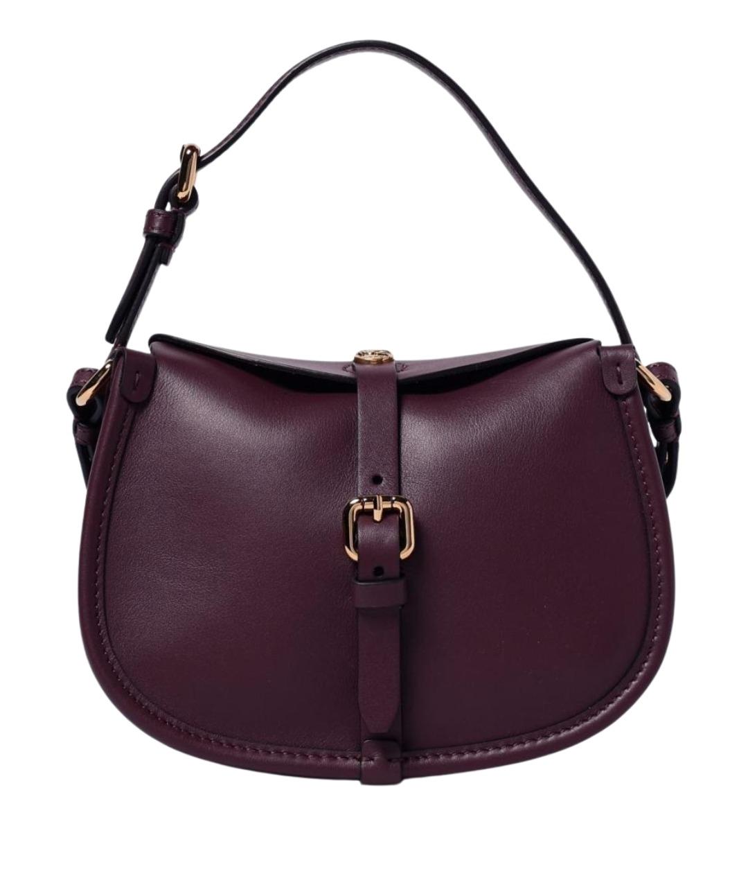 ETRO Бордовая кожаная сумка через плечо, фото 1