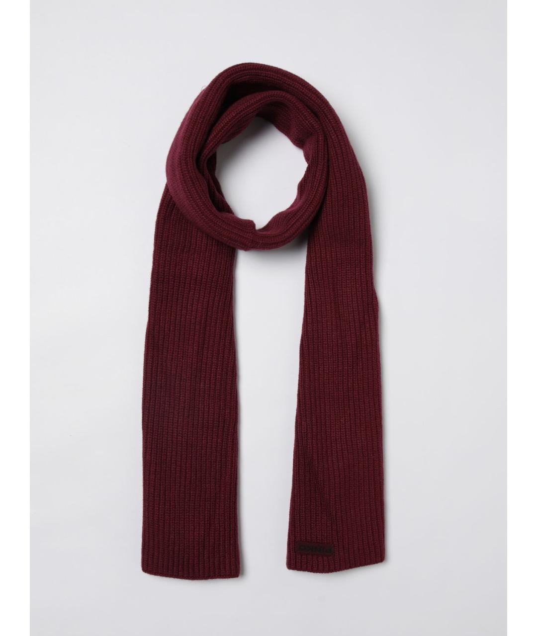 PINKO Бордовый шарф, фото 2
