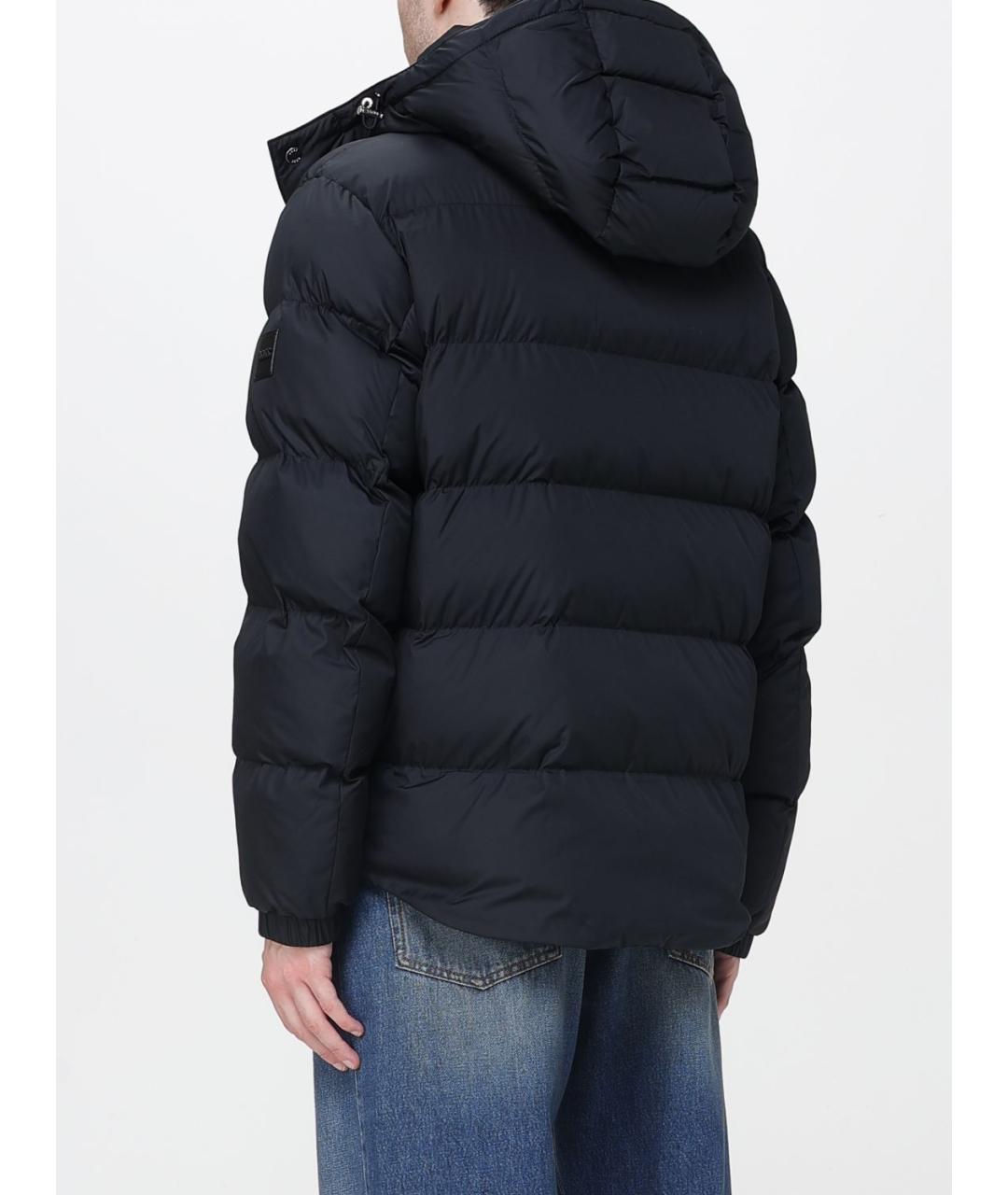 HUGO BOSS Черная полиэстеровая куртка, фото 2