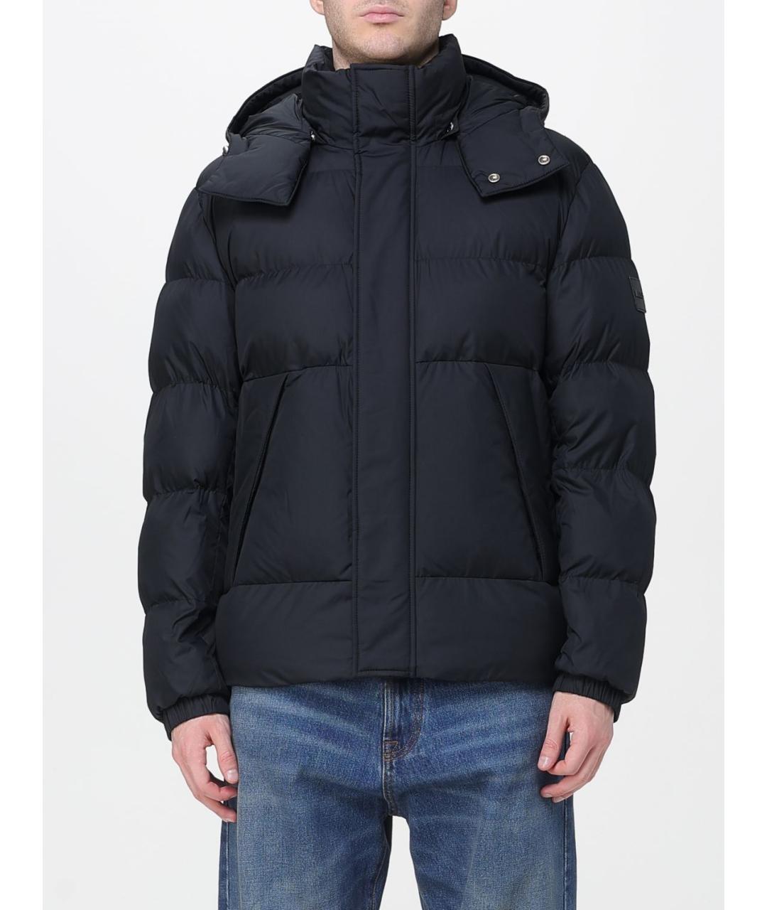 HUGO BOSS Черная полиэстеровая куртка, фото 5