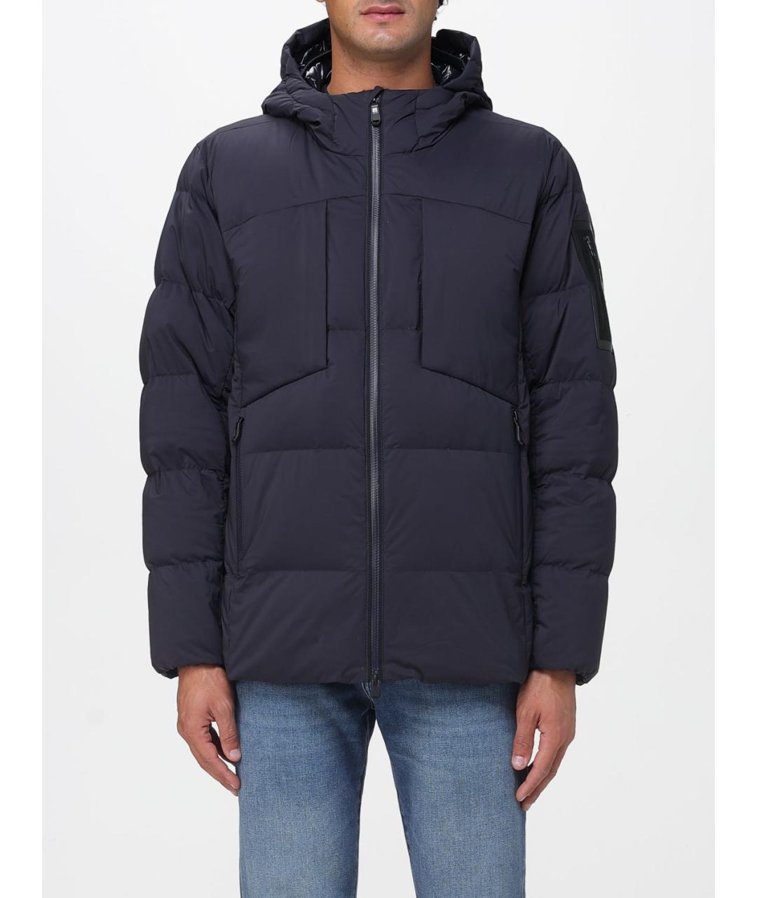 HUGO BOSS Синяя полиэстеровая куртка, фото 5
