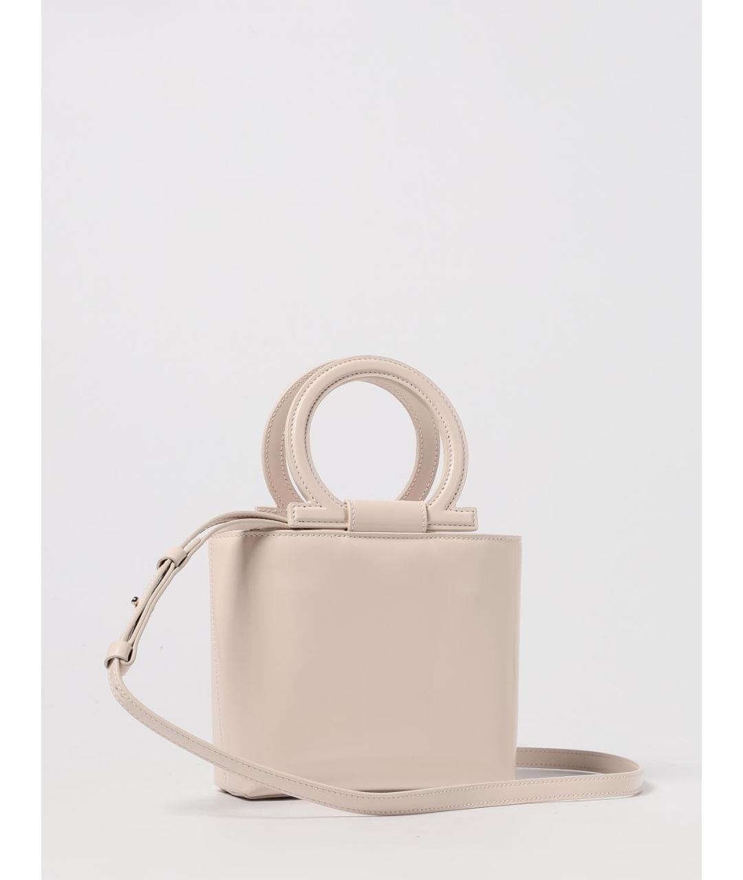 FERRAGAMO Розовая кожаная сумка тоут, фото 3