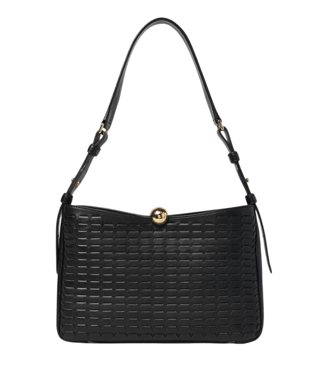 FURLA Черная кожаная сумка через плечо, фото 1