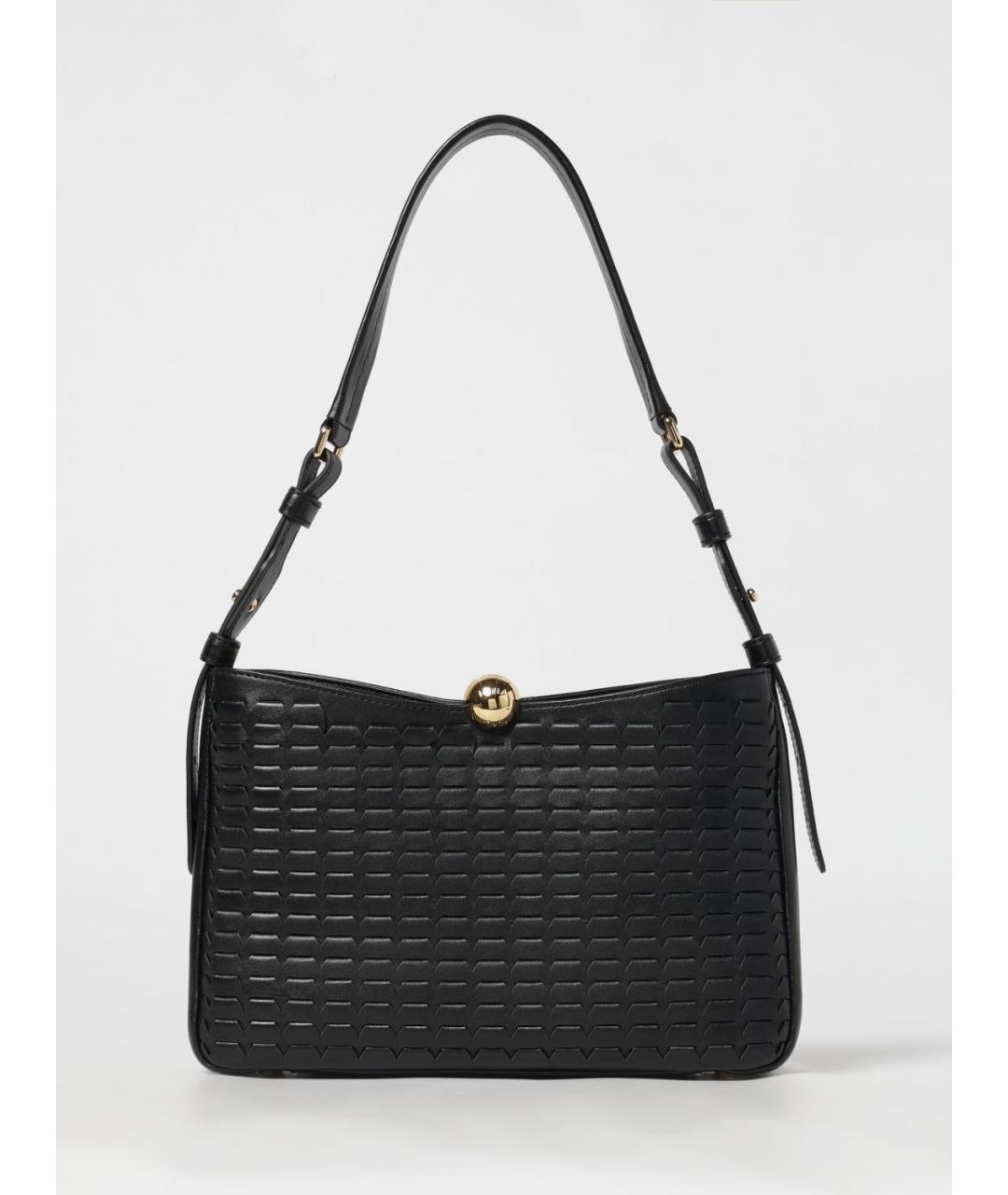 FURLA Черная кожаная сумка через плечо, фото 4