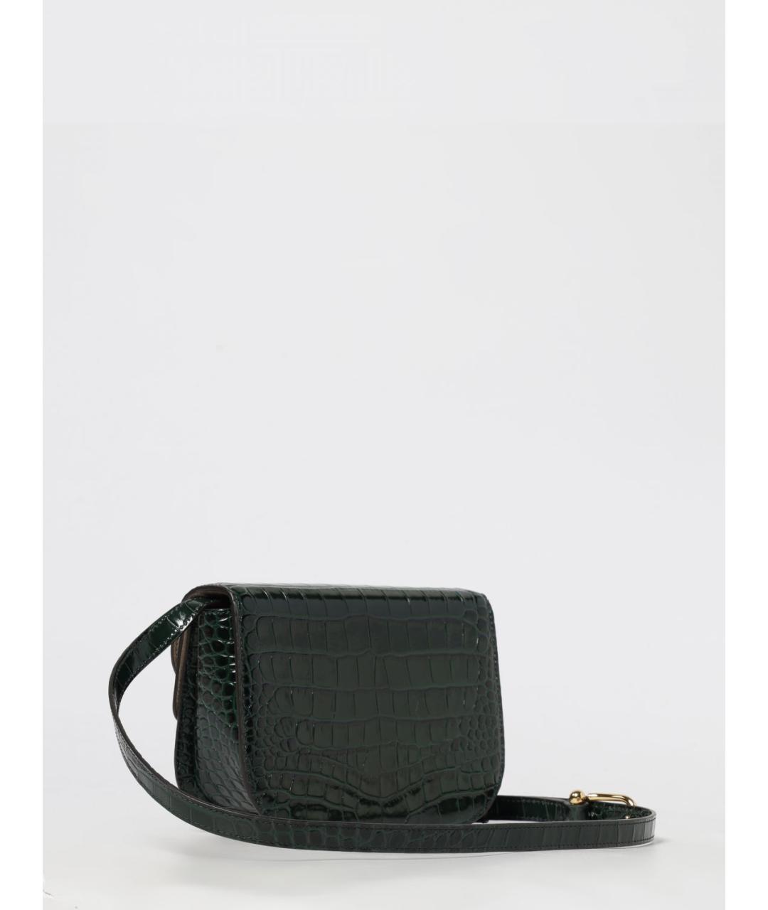 FURLA Зеленая кожаная сумка через плечо, фото 2