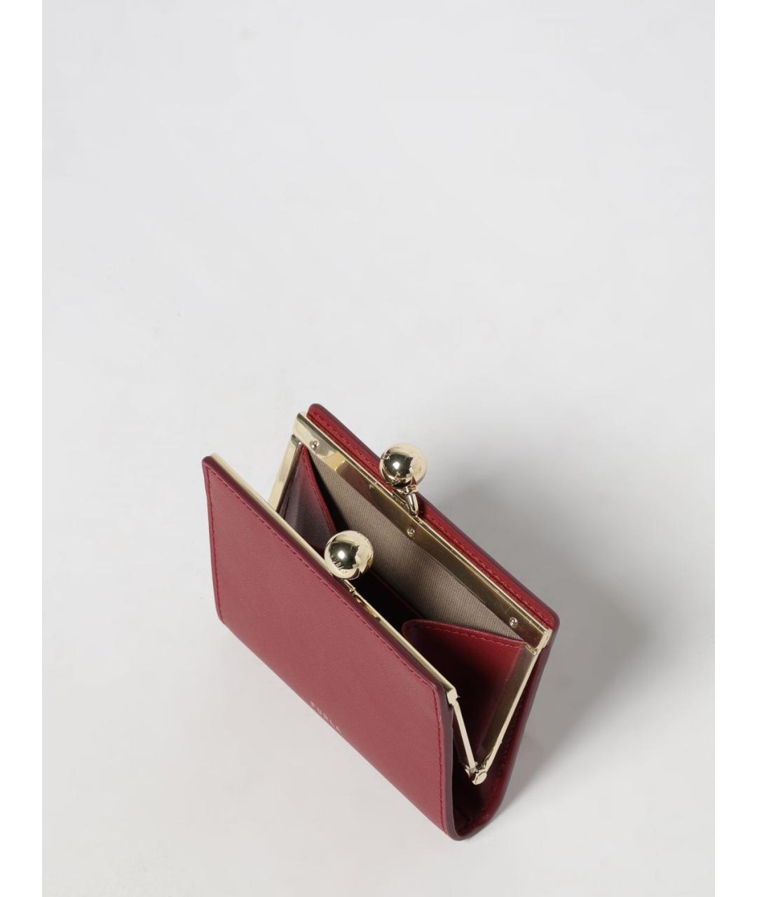 FURLA Красный кожаный кошелек, фото 2
