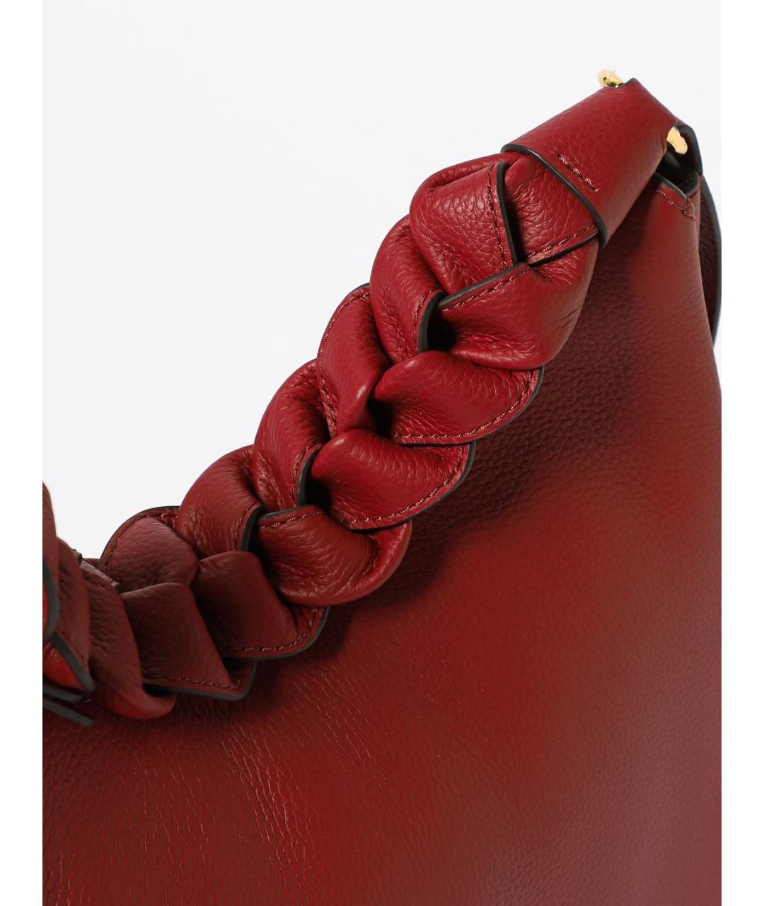 COCCINELLE Красная кожаная сумка через плечо, фото 3