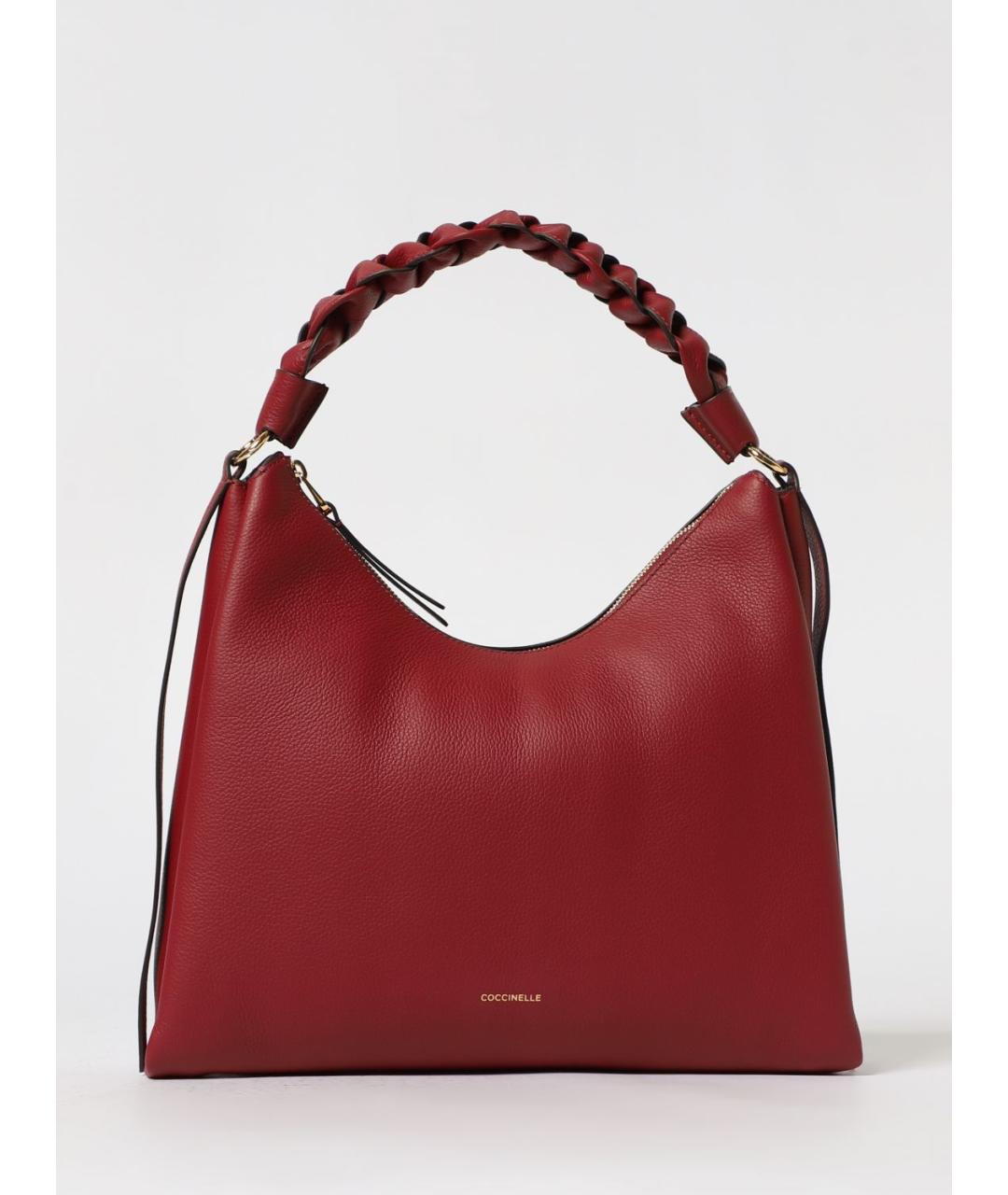 COCCINELLE Красная кожаная сумка через плечо, фото 4