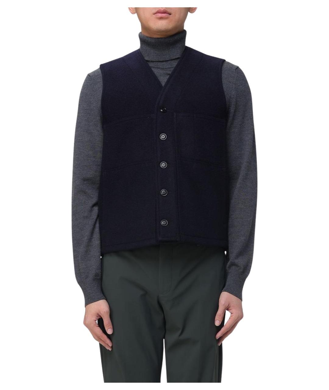 FILSON Темно-синий шерстяной жилет, фото 1