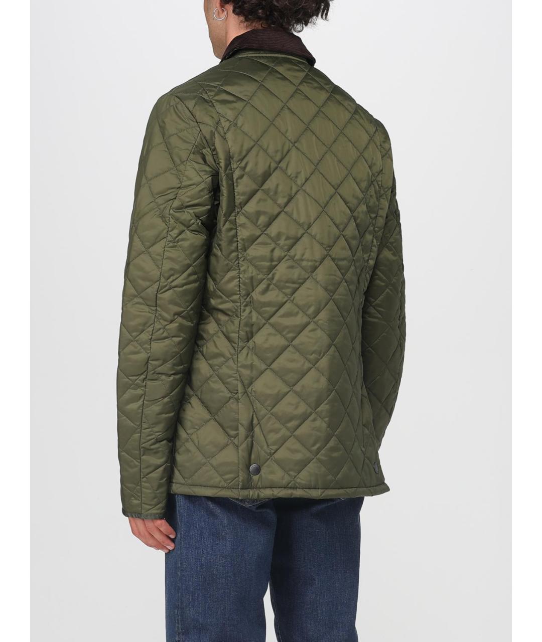 BARBOUR Хаки полиамидовая куртка, фото 2