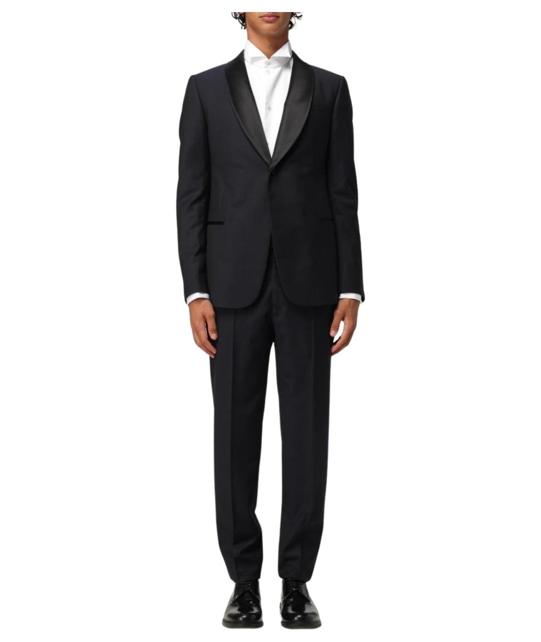 EMPORIO ARMANI Темно-синий вечерний костюм, фото 1