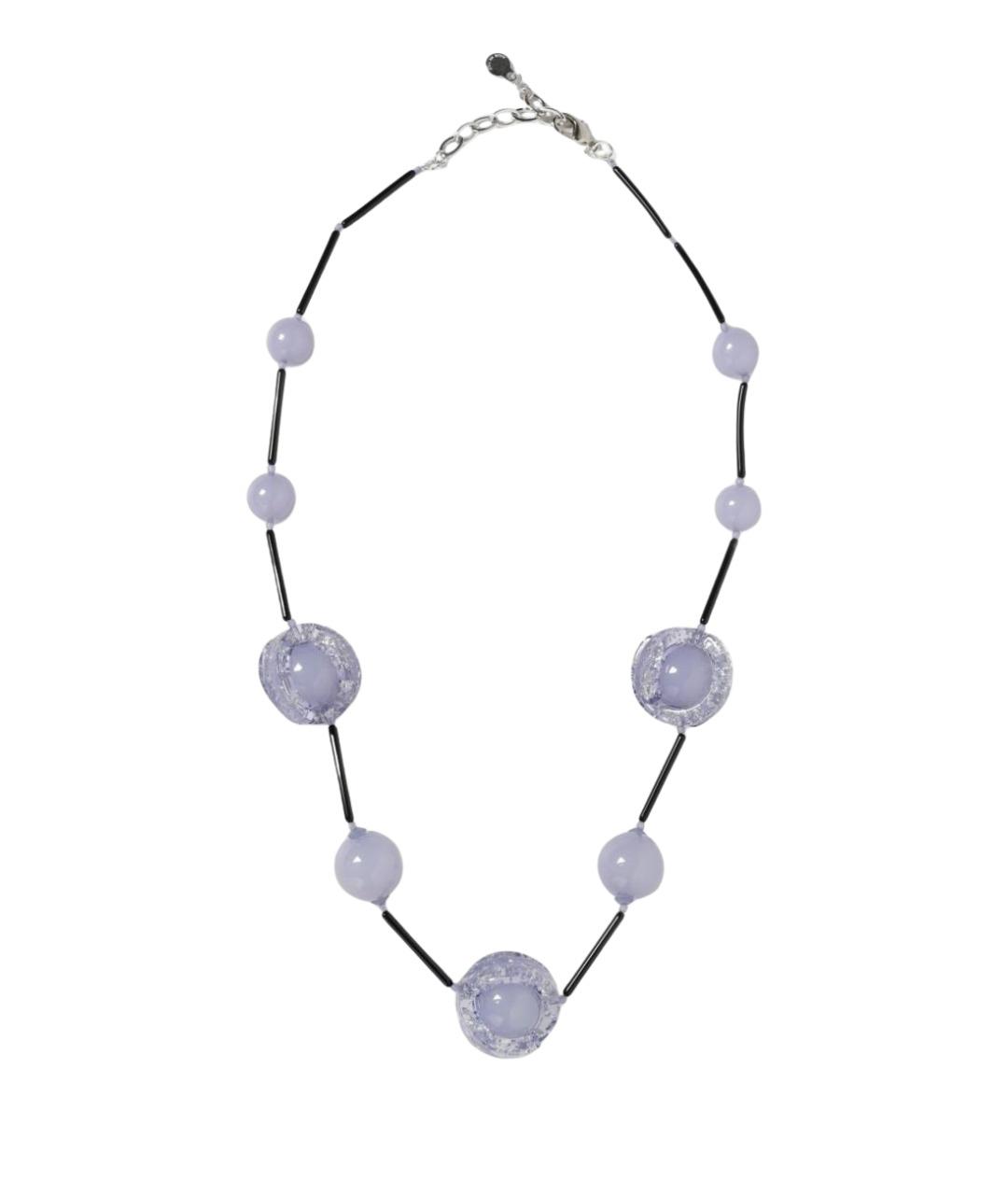 EMPORIO ARMANI Синее пластиковое колье, фото 1