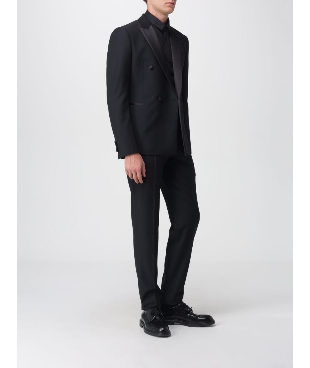 EMPORIO ARMANI Черный вечерний костюм, фото 2