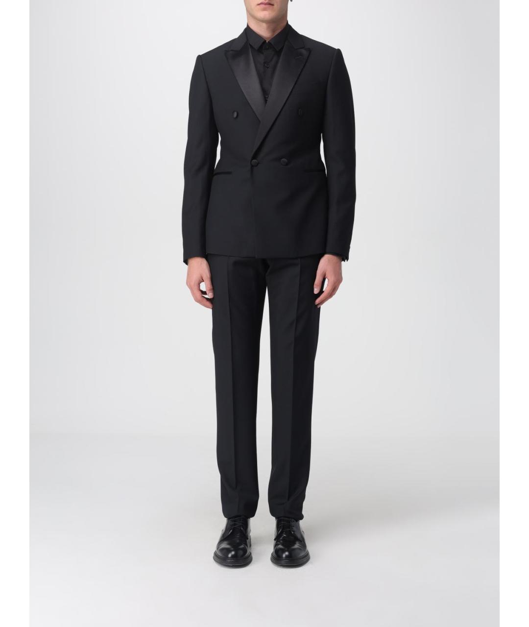EMPORIO ARMANI Черный вечерний костюм, фото 7