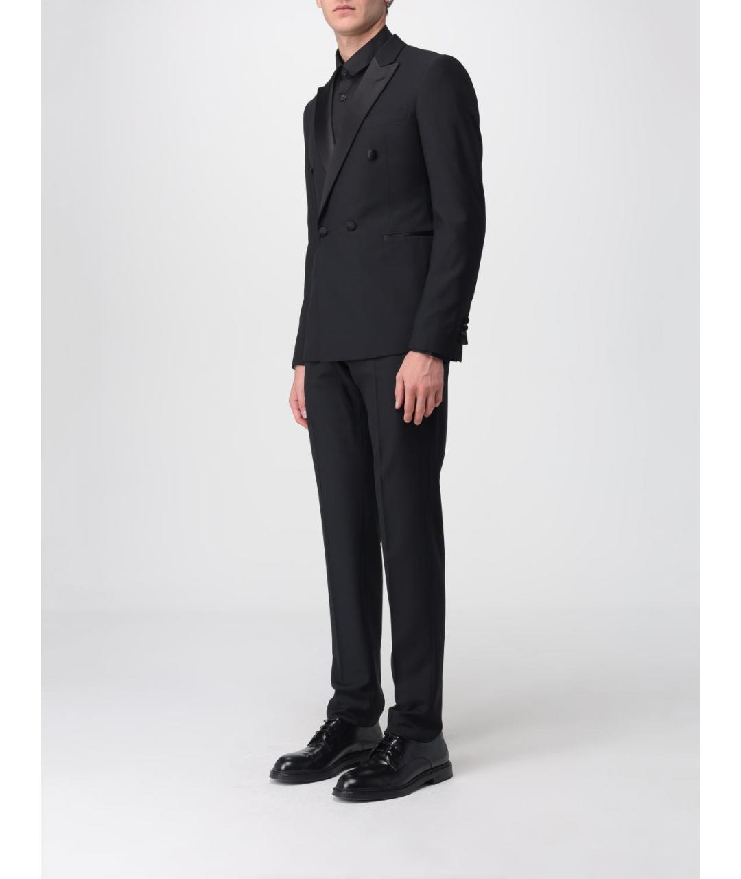 EMPORIO ARMANI Черный вечерний костюм, фото 4