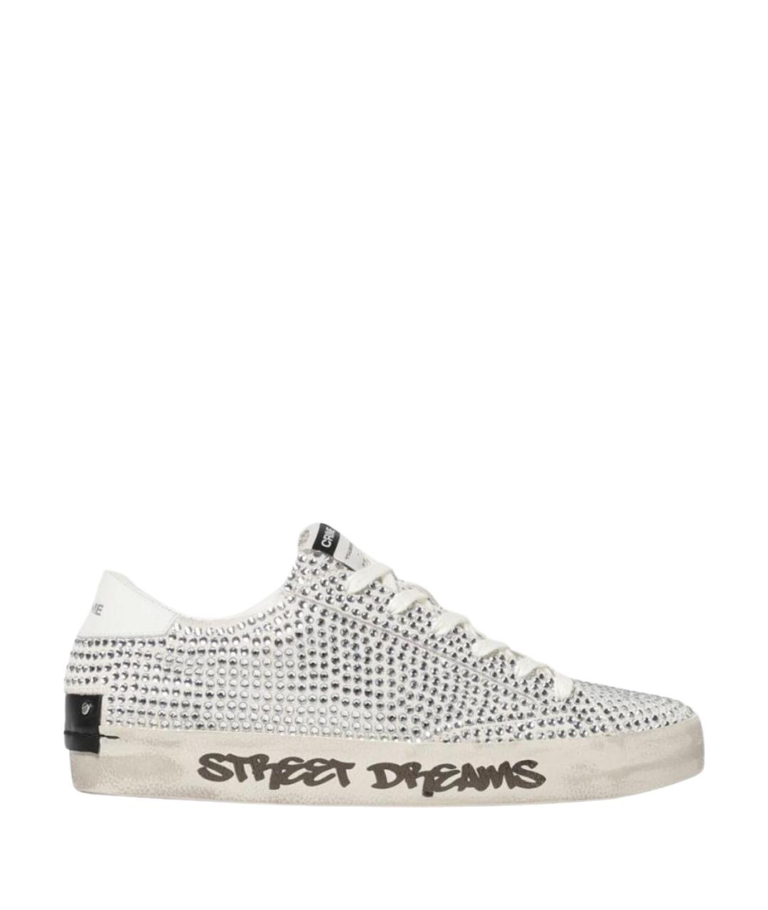 CRIME LONDON Белые кожаные кеды, фото 1