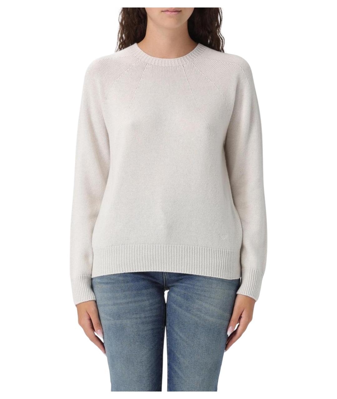 EMPORIO ARMANI Бежевый кашемировый джемпер / свитер, фото 1