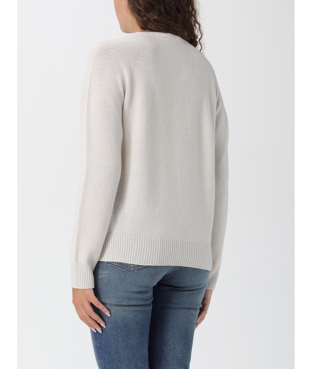 EMPORIO ARMANI Бежевый кашемировый джемпер / свитер, фото 2