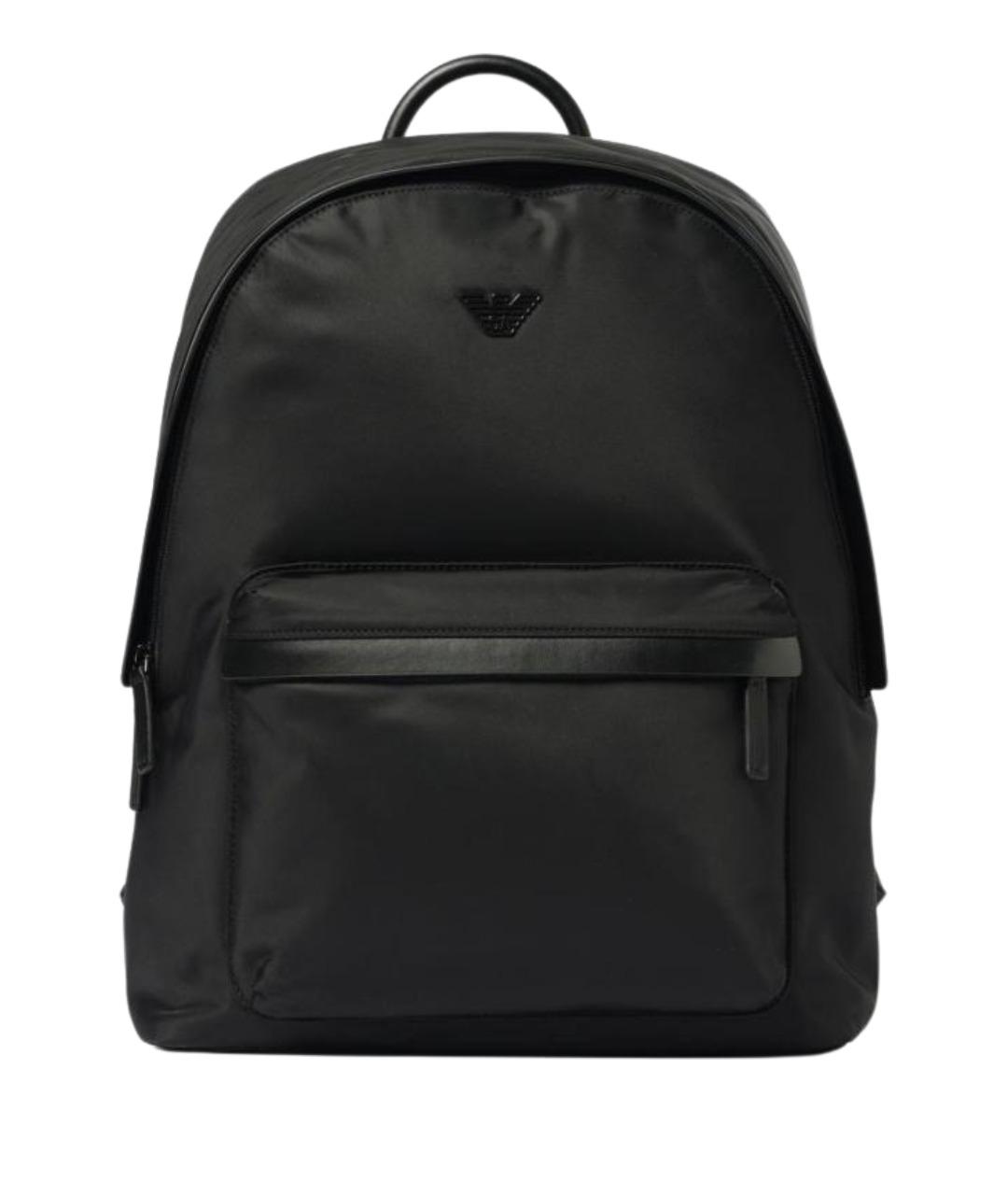 EMPORIO ARMANI Черный синтетический рюкзак, фото 1