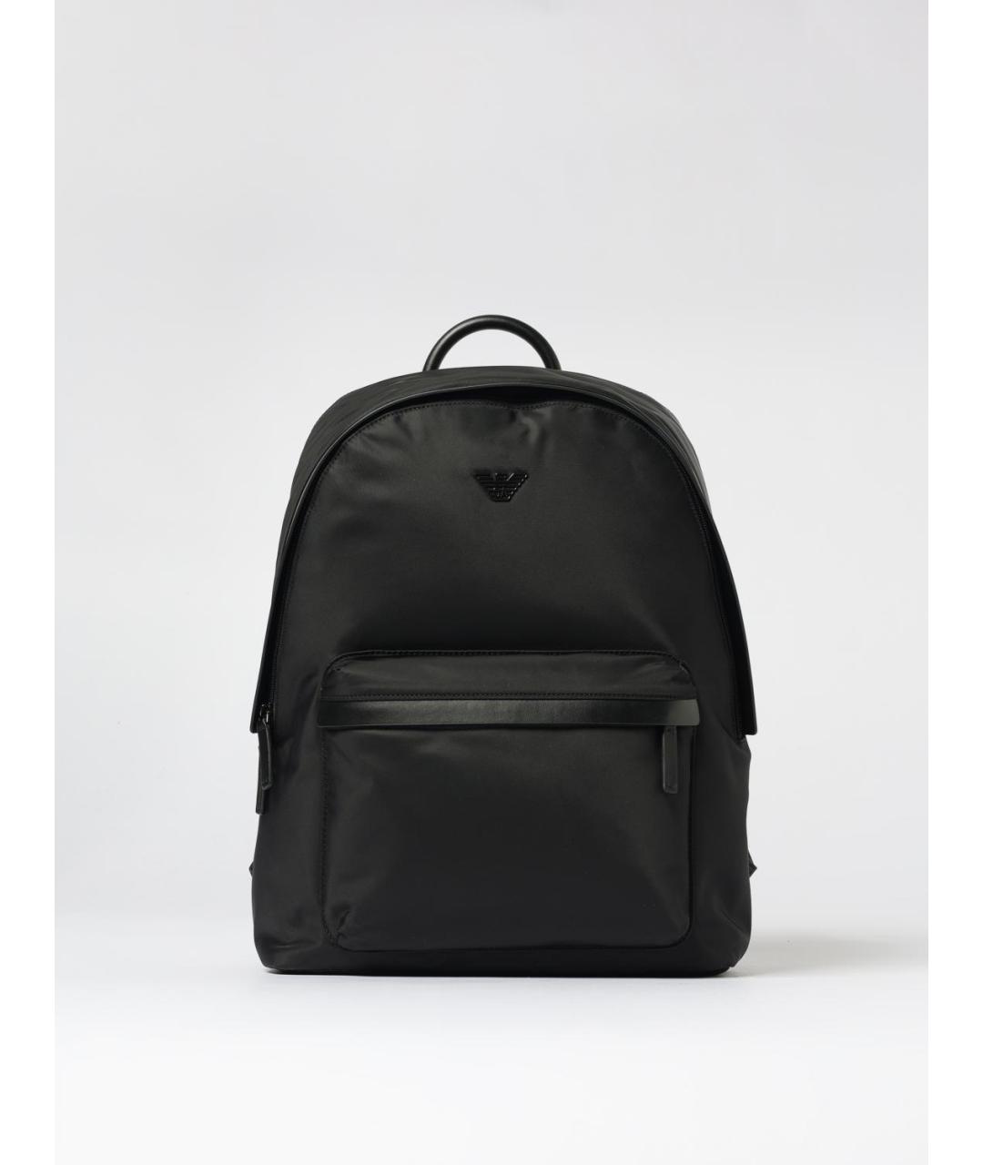 EMPORIO ARMANI Черный синтетический рюкзак, фото 5