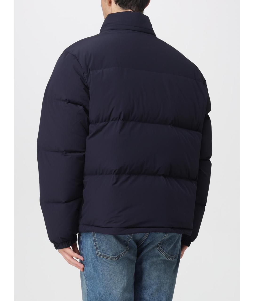 LACOSTE Синий полиамидовый пуховик, фото 2