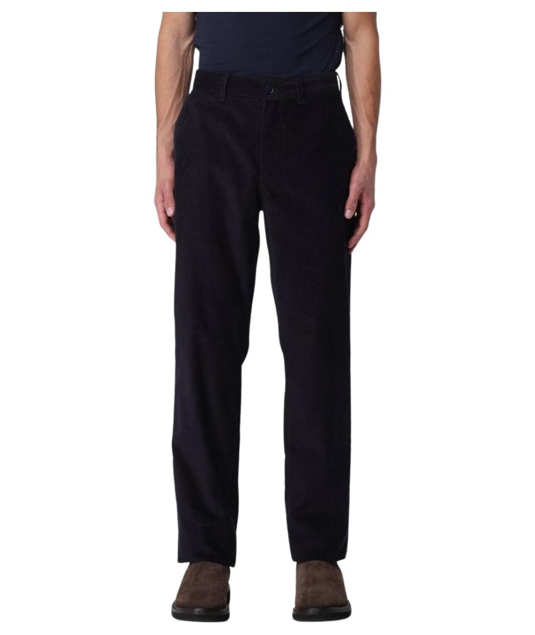 LACOSTE Темно-синие хлопковые повседневные брюки, фото 1